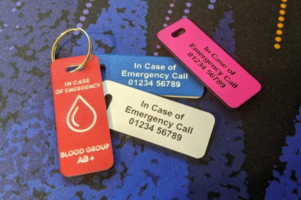 Medical Tags, Blood Group, Medical Conditions, ICE