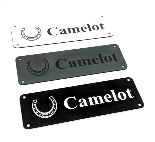 6" x 2" Stable Name Plaques, Personalised