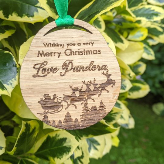Personalised Christmas Tree Decorations