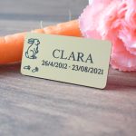 Personalised Small Animal Memorial Acrylic Plaques (60mm x 30mm) - Image 7
