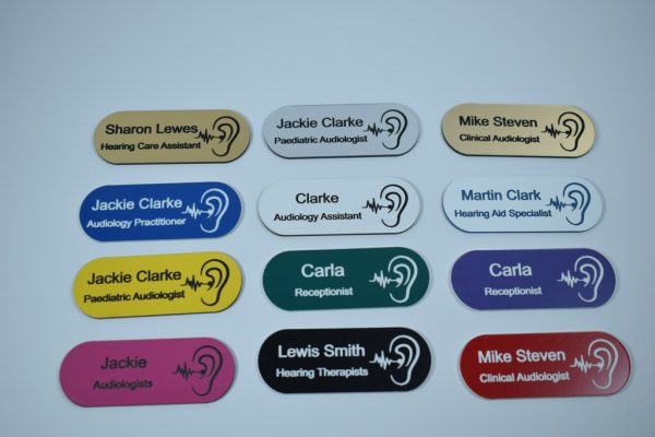 Audiologist, Hearing Aid Specialist, ID Name Badges - Image 4