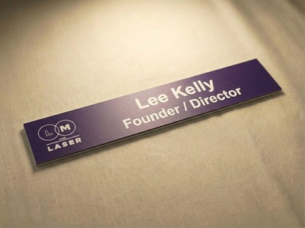 Premium Laser Engraved Door Insert - 10″ x 2″ Replacement Name Plate