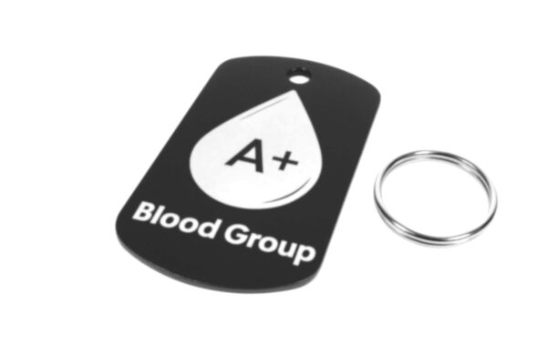 personalised medical alert pendant ID tags with chain