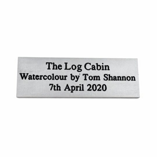 Aluminium Picture Frame Plaques Rectangle